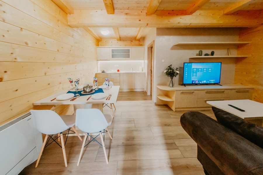 Interior of an apartment for overnight guests.